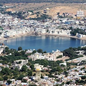 Top view of Pushkar