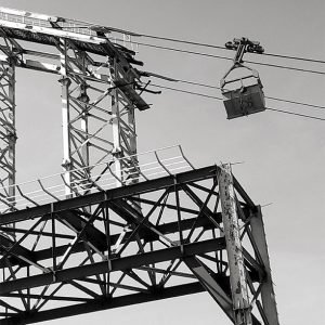 Black and White image of Ethiopia Ropeway