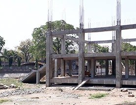 under construction Surkanda Devi Temple